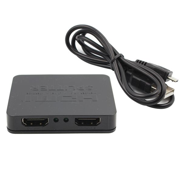 1 to 2 hdmi splitter 1 in 2 out 4k 3d full hd for dual monitors hdtv xbox